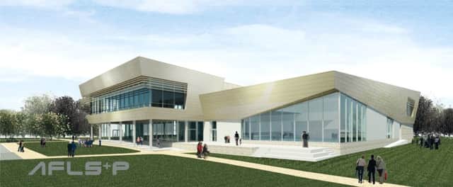 The plan for the new leisure centre