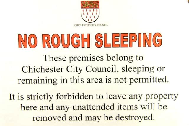 City councillors defended this sign outside its Council House, which was placed there after some became abusive