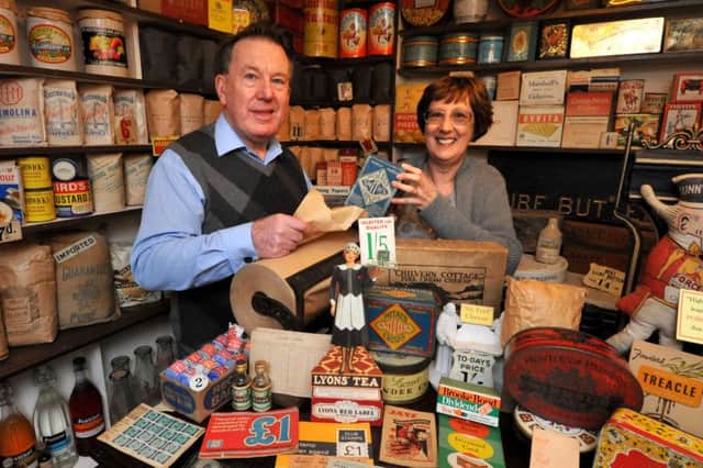 Graham and Jan Upton owners of Eastbournes 'Museum of Shops'.
