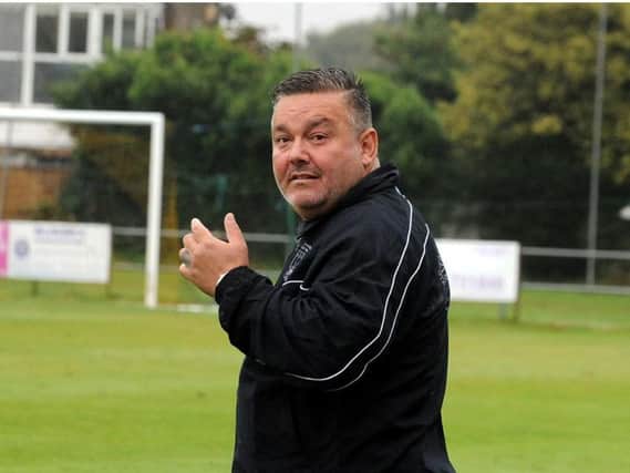 Littlehampton Town Football Club boss Ady Baker. Picture: Liz Pearce