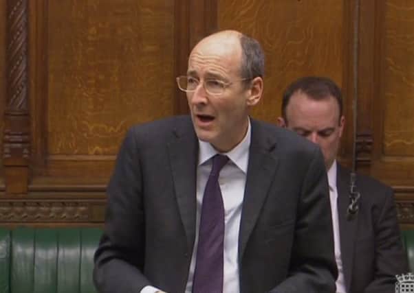 Andrew Tyrie Chichester MP speaking in the House of Commons (photo from Parliament.tv).