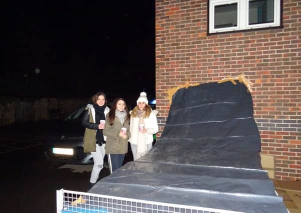 The annual sleepout in aid of Worthing Churches Homeless Projects, January 2017