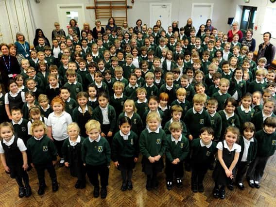 Happy days for staff and children at Loxwood Primary