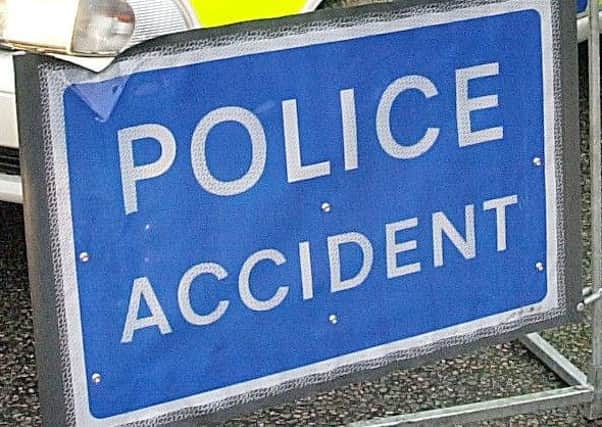 Emergency services were called to the collision before 2pm today (April 8)