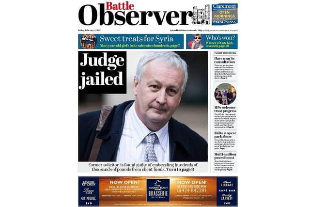 Today's front page of the Battle Observer