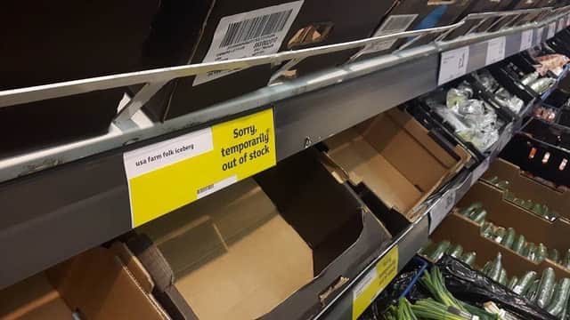 A lettuce shortage has hit shops in Eastbourne SUS-170302-095506001