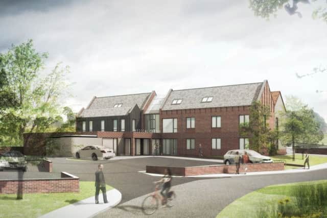 Artist's impressions of the new Glebe Surgery proposed for Storrington SUS-170302-101232001