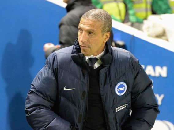 Brighton boss Chris Hughton. Picture by Phil Westlake (PW Sporting Photography)
