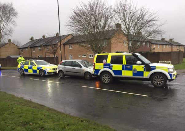 The vehicle was stopped in Barlow Road in Bewbush. Picture: Sussex Roads Police/Sussex Police