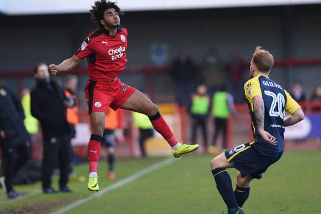 Crawley Town's Josh Lelan. Picture by PW Sporting Photography SUS-170502-200839001