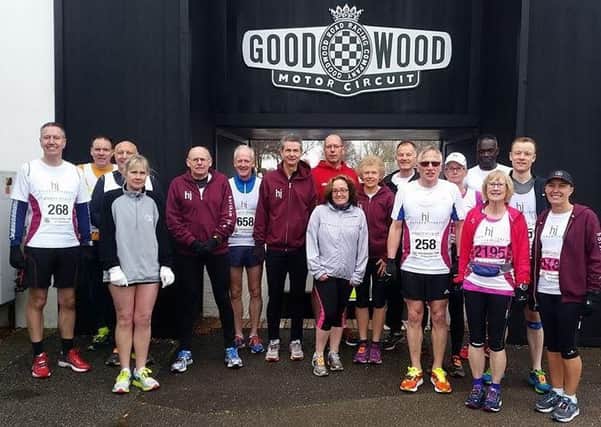 Some of the Horsham Joggers contingent that took part in the new-look Chichester 10k on Sunday