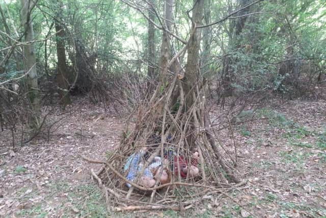 Children can experience a sense of accomplishment, from firelighting to cooking over a campfire