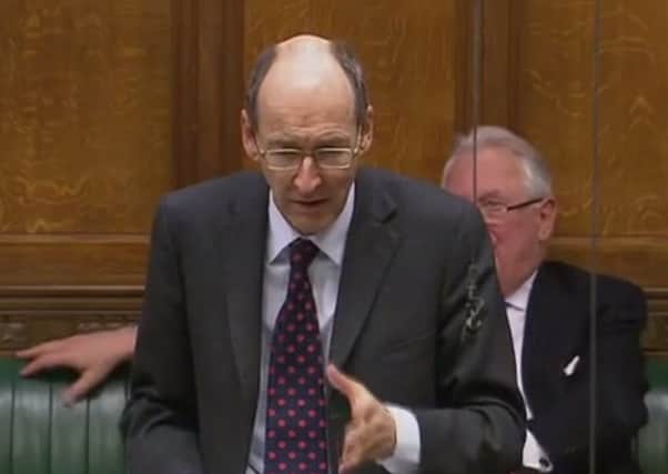 Chichester MP Andrew Tyrie voted for a Labour amendment to the Government's Brexit Bill on Tuesday (photo from Parliament.tv).