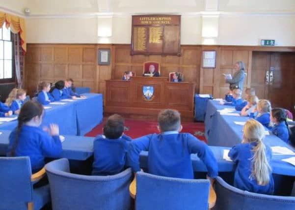 Pupils from Littlehampton found out what it is like to be a town councillor last week.