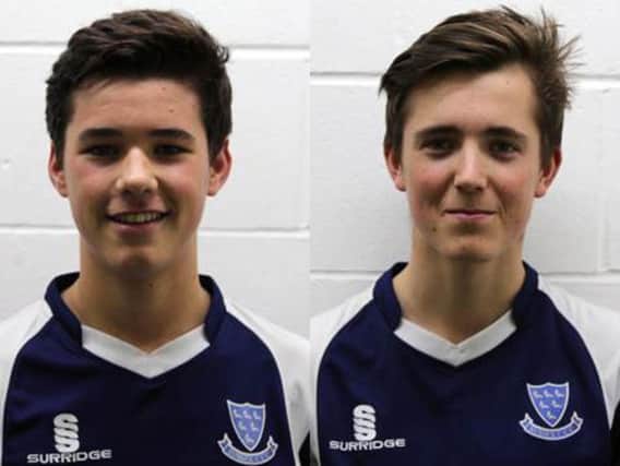 Tom Clark (left) and Will Collard have both been added to Sussexs Academy programme, under the tutelage of Academy Director Carl Hopkinson