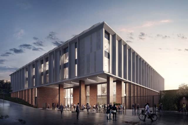 The proposed Life Sciences building  (Photograph: Brick Visual)