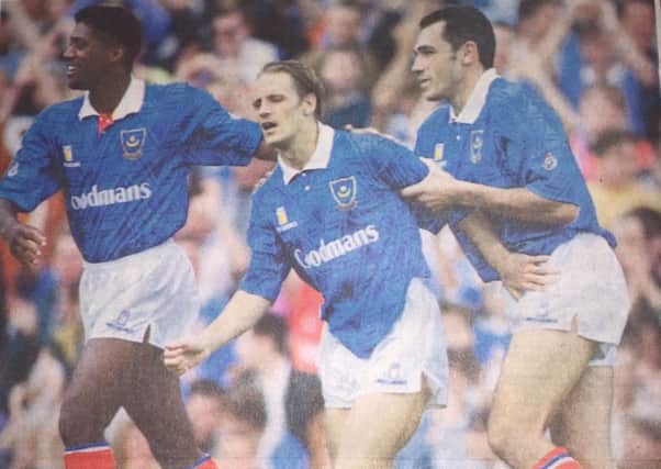Mark Chamberlain, Paul Walsh and Guy Whittingham came within a whisker of securing Premier League football for Pompey