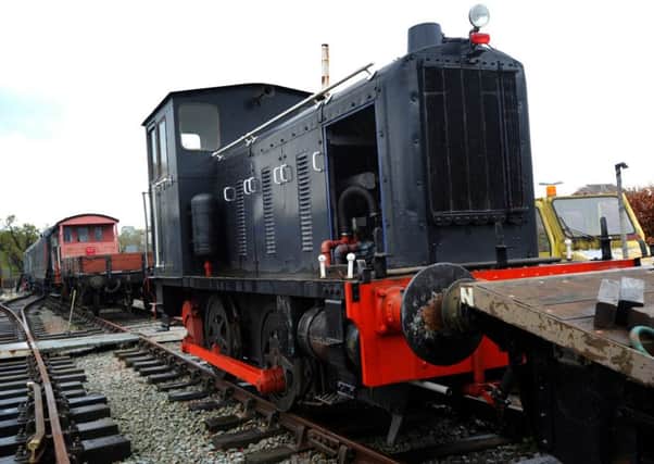 One of Rother Valley Railway steam trains in Robertsbridge SUS-140226-174118001