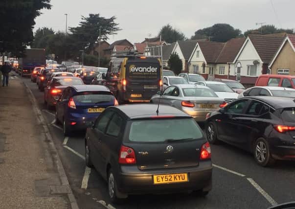 Severe delays are expected following the earlier accident. Picture: Eddie Mitchell