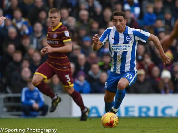 Albion winger Anthony Knockaert. Picture by Phil Westlake (PW Sporting Photography)