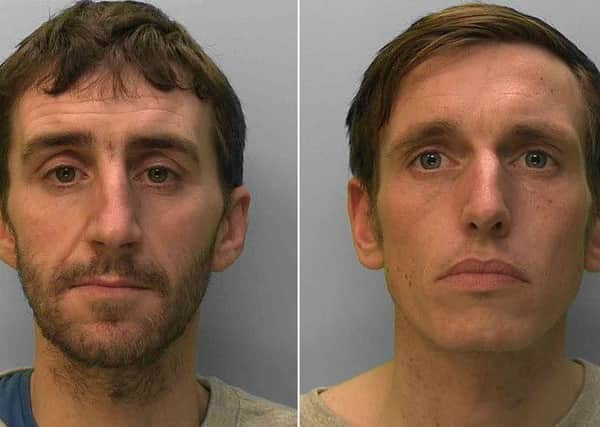 Wayne Leyh and Matthew Sullivan. Picture: Sussex Police