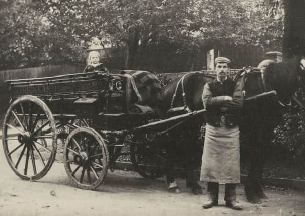 Stricklands horse and cart from the late 19th century