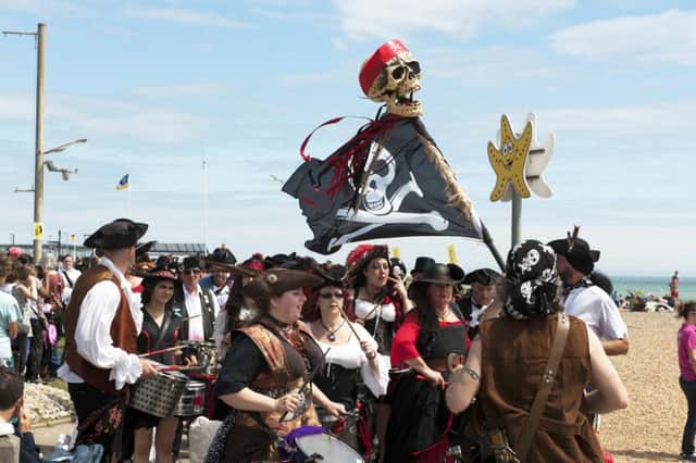Hastings Pirate Day 2016. Photo by Frank Copper. SUS-160718-092550001