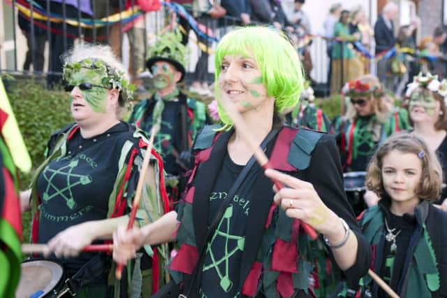 Jack in the Green 2015, Hastings.
Photo by Frank Copper. SUS-150505-072447001