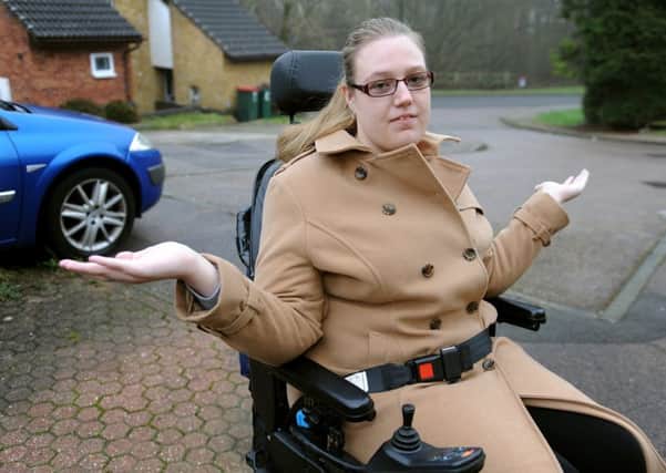 Wheelchair user Emma Bryant