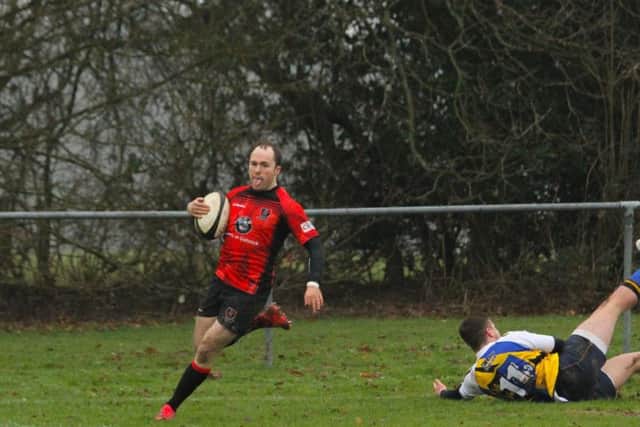 Heath ran in four tries during a strong win at Whitemans Green. Picture by Tom Burns