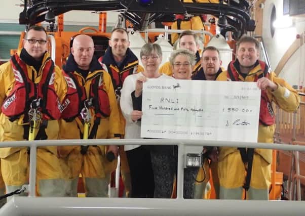 Shoreham RNLI Lifeboat Station was donated Â£550 by Sue Carter