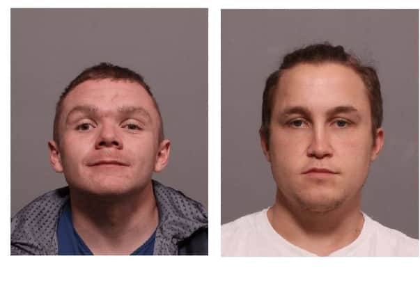 Lee Heane and Matthew Bryan - photo from Crimestoppers