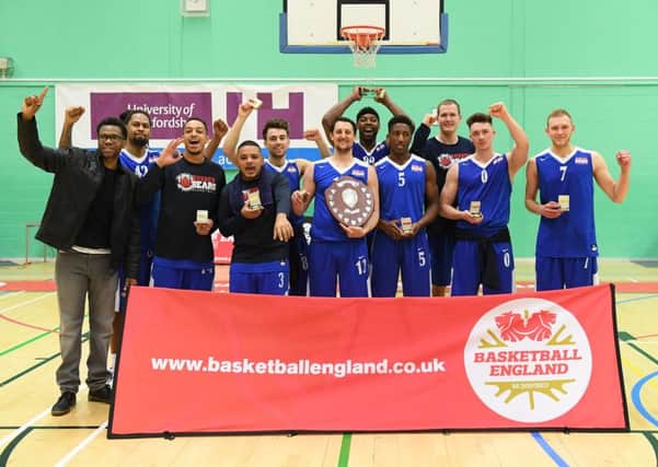 Sussex Bears celebrate winning the Sussex Shield. Picture by Mansoor Ahmed (Map Photos)
