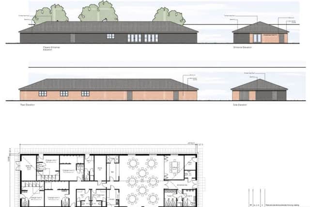 Broadbridge Heath new ground pavilion plans