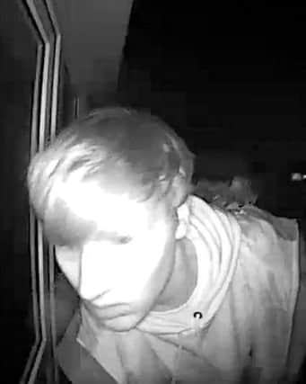 Police are appealing for help after a suspected burgler was filmed by a 'doorbell camera' in Seaford. SUS-170215-131248001