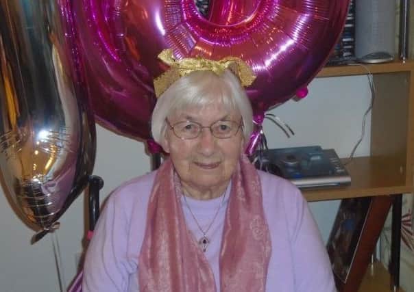 Kathleen Smart on her 103rd birthday