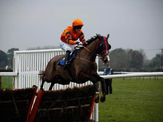 Bound Hill on the way to winning at Fontwell yesterday. Picture: Clive Bennett