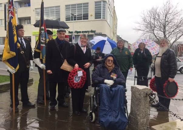 The commemoration took place at Worthing Town Hall earlier today (February 15)