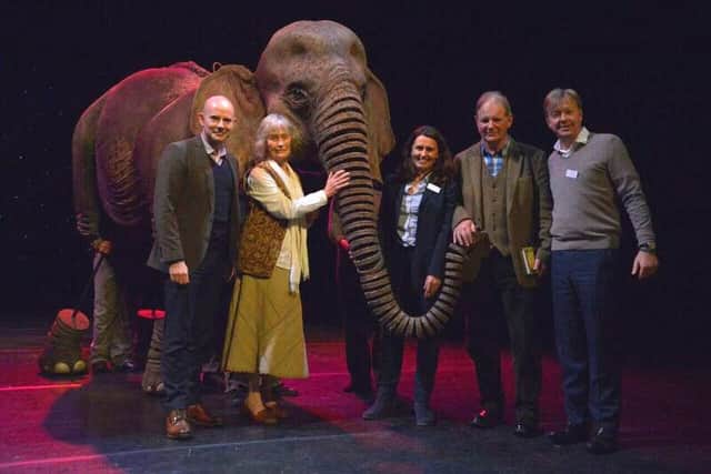Born Free actress Virginia McKenna joins celebrated author Michael Morpurgo for charity performance of Running Wild. Saturday, February 11.