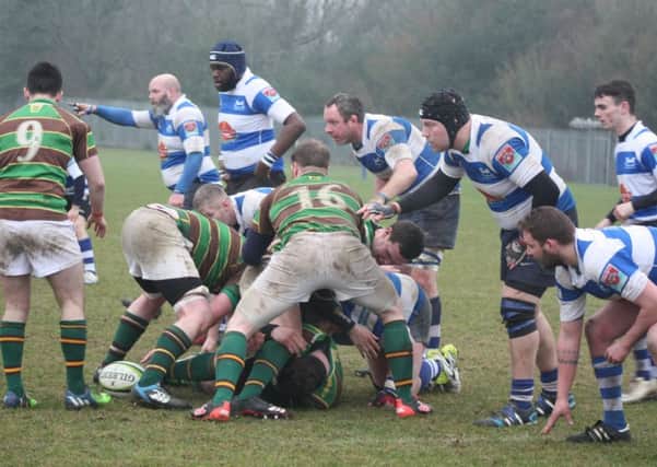 Hastings & Bexhill stand firm against Brockleians. Picture courtesy Karen Walker
