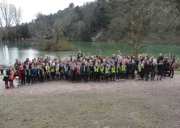 All the children in key stage two at St Philips Catholic Primary School in Arundel took part in the 5k Camel Trek