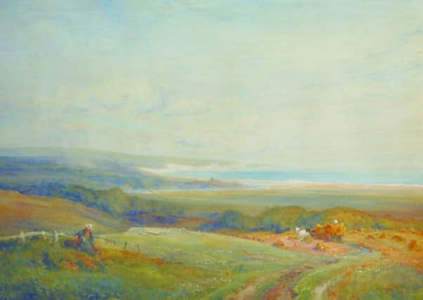 Robert Thorne Waite's watercolour The Adur Valley is estimated to reach Â£1,000 to Â£1,500 at auction