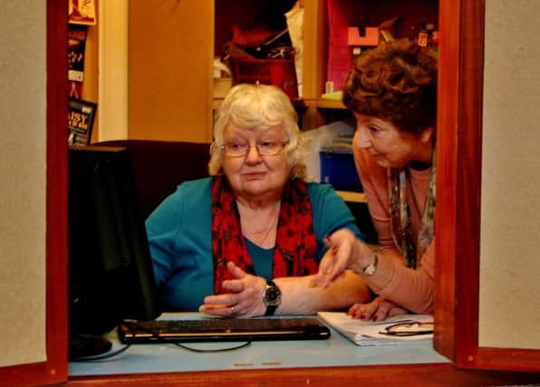 Jane Denyer and Margaret Murrell are retiring from the Barn Theatre box office in April