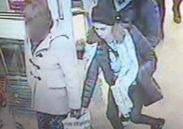 Police are looking to speak with two women over the theft of Â£7,500 SUS-170220-161102001