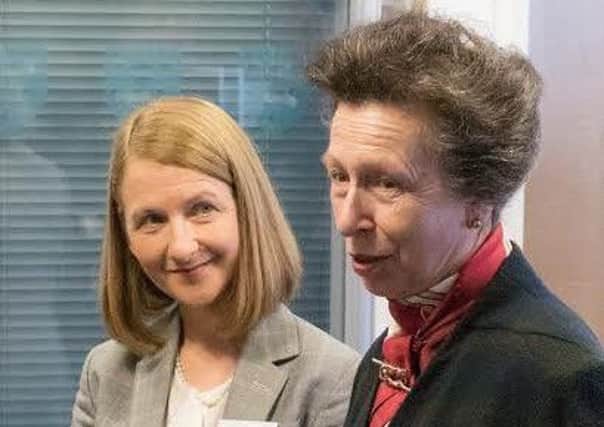 Princess Anne during her visit with Sussex Police and Crime Commissioner Katy Bourne SUS-170223-152235001