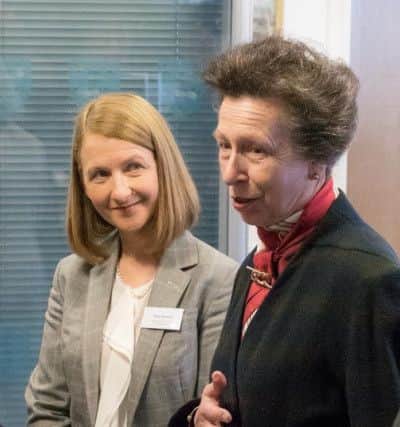 Sussex PCC Katy Bourne with The Princess Royal SUS-170223-164224001