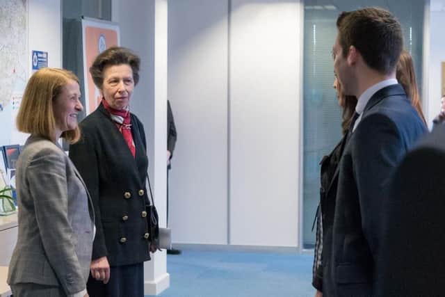Sussex PCC Katy Bourne with The Princess Royal meeting guests SUS-170223-164204001