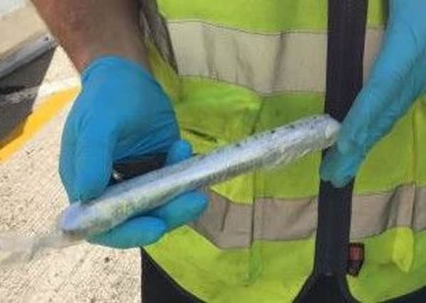 Drugs found at Gatwick Airport.