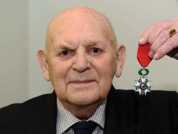 Ernest Frobisher with the Legion D'Honneur
