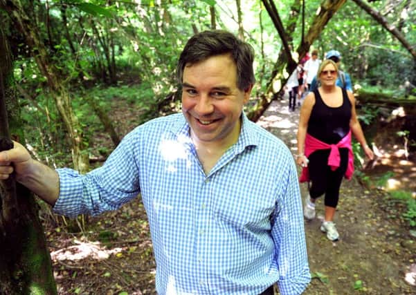 Horsham MP Jeremy Quin on last year's Riverside Walk